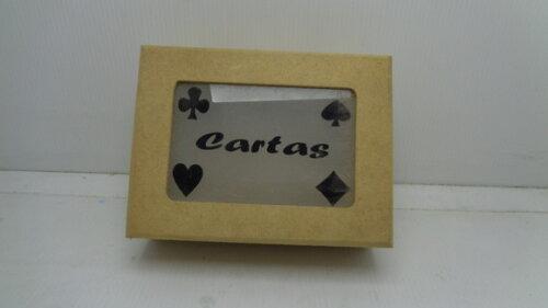 Porta Cartas com Vidro Jateado
