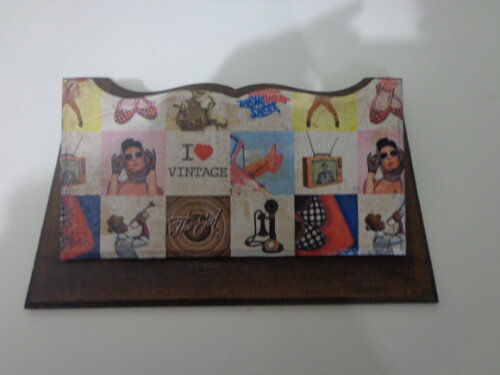 Porta Cartas e Chaves Vintage-black Friday