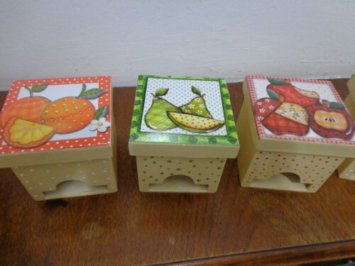 Porta Chá Frutas Variadas