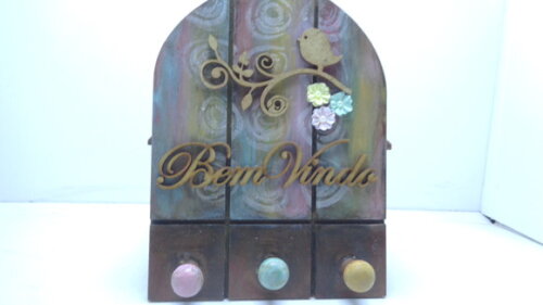 Porta Chaves Bem Vindos-black Friday 32,00
