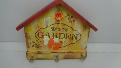 Porta Chaves Casinha Garden-black Friday