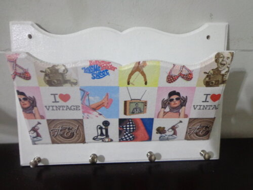 Porta Chaves e Cartas Vintage -ii