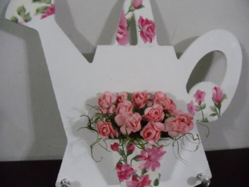Porta Chaves Regador Florido