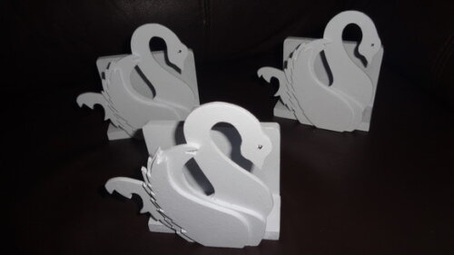 Porta Guardanapo Cisne Pintado