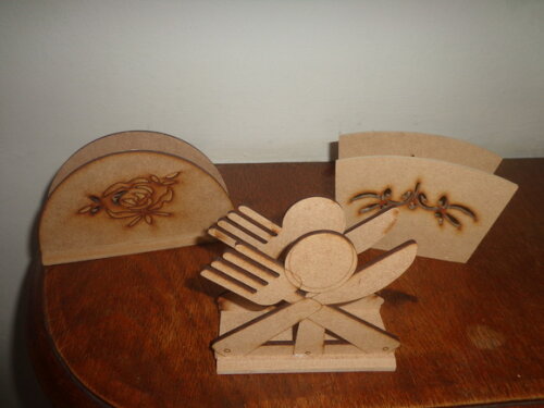 Porta Guardanapos em mdf -trio 24,00