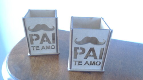 Porta Lapis Pai Te Amo-pintado -25,00