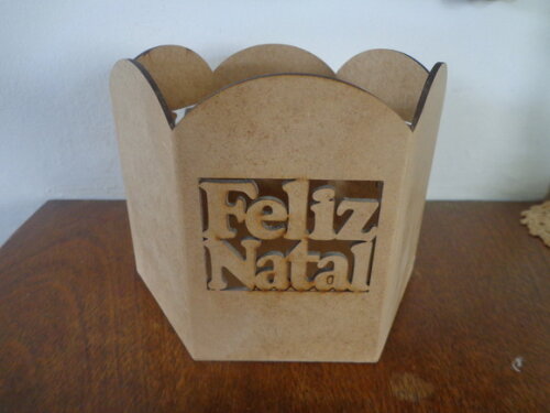 Porta Panetones Feliz Natal