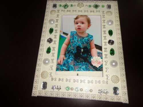 Porta Retrato com Pedrarias--black Friday-29,90