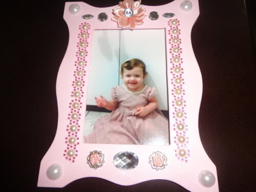 Porta Retrato com Pedrarias-black Friday--29,90