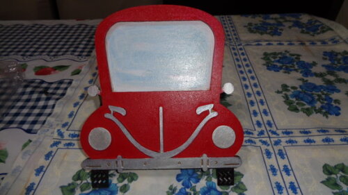 Porta Retrato Jipe ou Fusca Pintados.48,90--black Friday