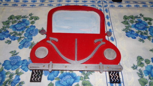 Porta Retrato Jipe ou Fusca Pintados.48,90--black Friday
