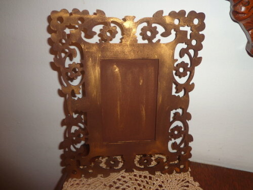 Porta Retrato Ouro Velho