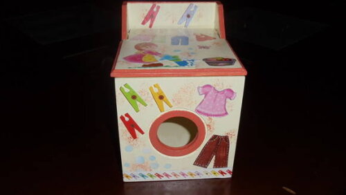 Porta Sabão em Pó ou Pregador