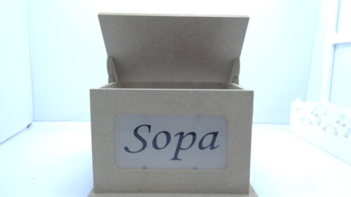 Porta Sopa ou Gelatina em Mdf-preço Unitário