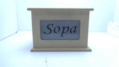 Porta Sopa ou Gelatina em Mdf-preço Unitário