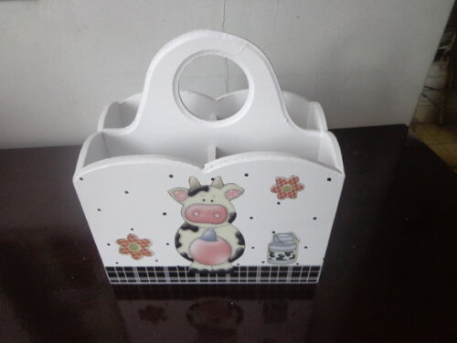 Porta Talheres Vaquinha