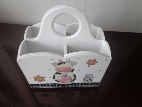 Porta Talheres Vaquinha