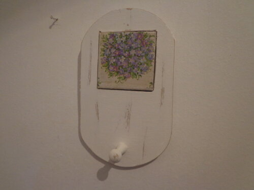 Porta Toalha Oval em mdf