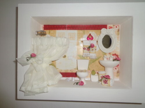Quadro Decorativo Banheiro Chic