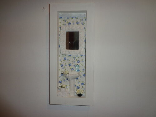 Quadro Decorativo Banheiro In Blue-3