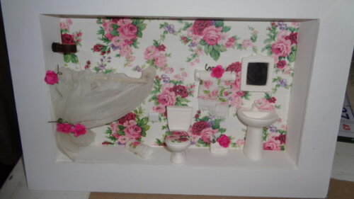 Quadro Decorativo Belo Banheiro