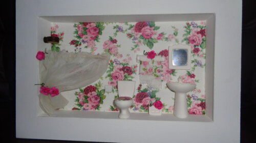 Quadro Decorativo Belo Banheiro