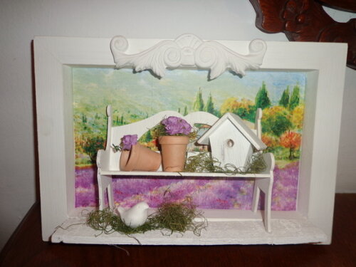 Quadro Decorativo Encanto de Jardim