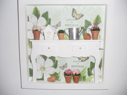 Quadro Decorativo Flores e Borboletas