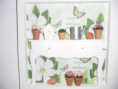 Quadro Decorativo Flores e Borboletas