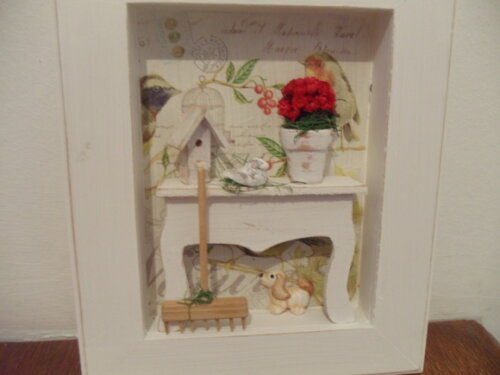 Quadro Decorativo Jardim e Rastello
