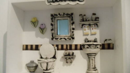 Quadro Decorativo Lavabo -