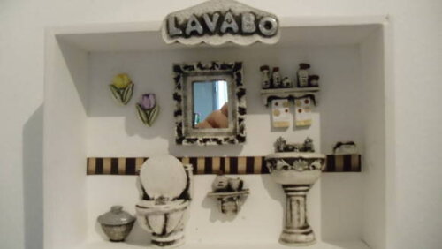 Quadro Decorativo Lavabo -