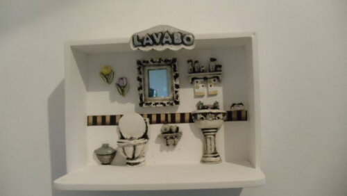 Quadro Decorativo Lavabo -