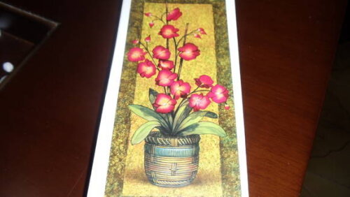 Quadro Decorativo Vaso com Flores