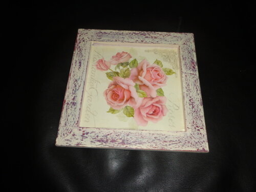 Quadro em mdf Roses.