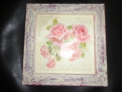 Quadro em mdf Roses.