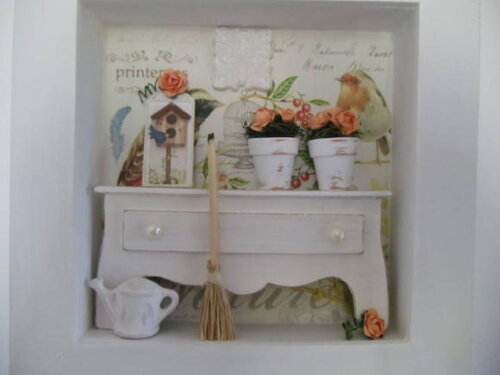 Quadro Miniatura Jardinagem