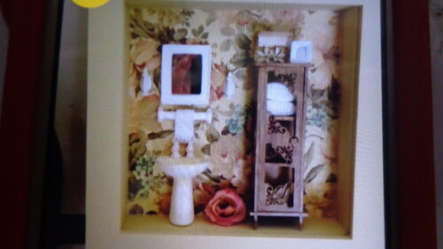 Quadro Miniatura para Banheiro