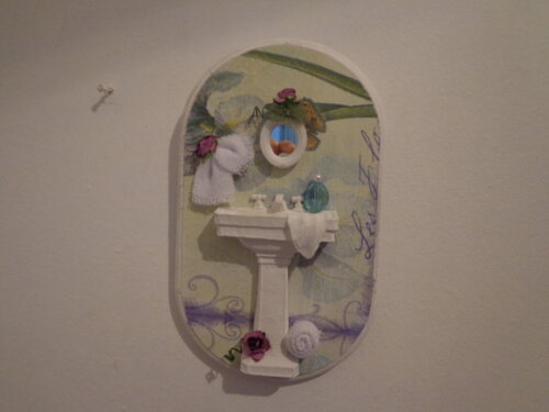 Quadro Oval para Banheiro