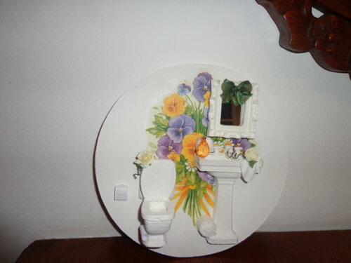 Quadro para Banheiro Redondo-02
