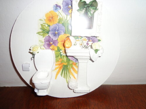 Quadro para Banheiro Redondo-02