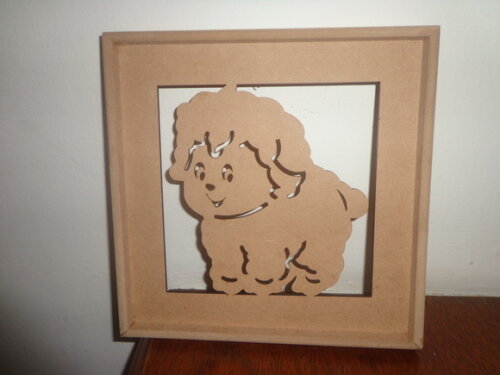 Quadro Recortado a Laser Animais