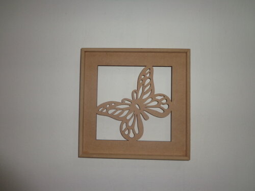 Quadro Recortado a Laser Borboletas