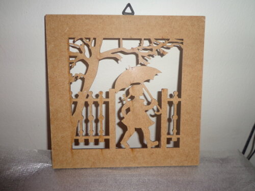 Quadro Recortado a Laser--black Friday-14,00