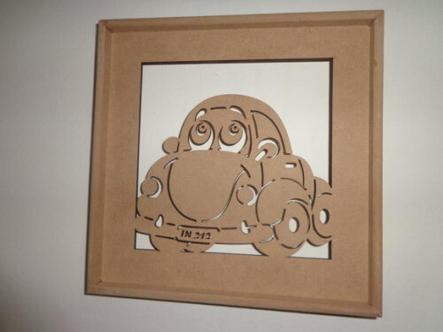Quadro Recortado a Laser Fusca