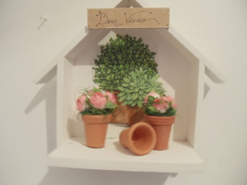 Quadro Miniatura Bem Vindos