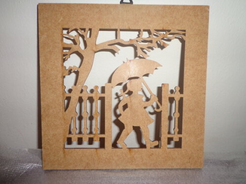 Quadro Recortado a Laser--black Friday-14,00