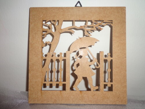 Quadro Recortado a Laser--black Friday-14,00