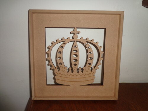 Quadro Recortado Coroa Real
