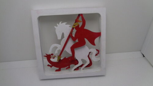 Quadro São Jorge 3 D